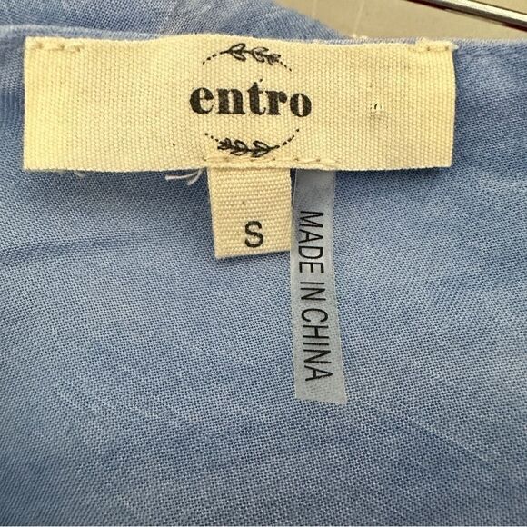 Entro light blue dress with pockets. Size S - Picture 5 of 6